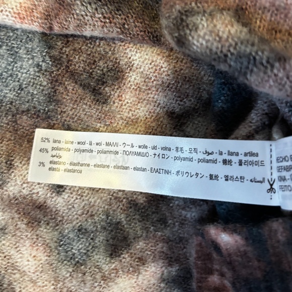 Zara brown and pink tie-dye wool blend sweater NWT - Picture 8 of 10